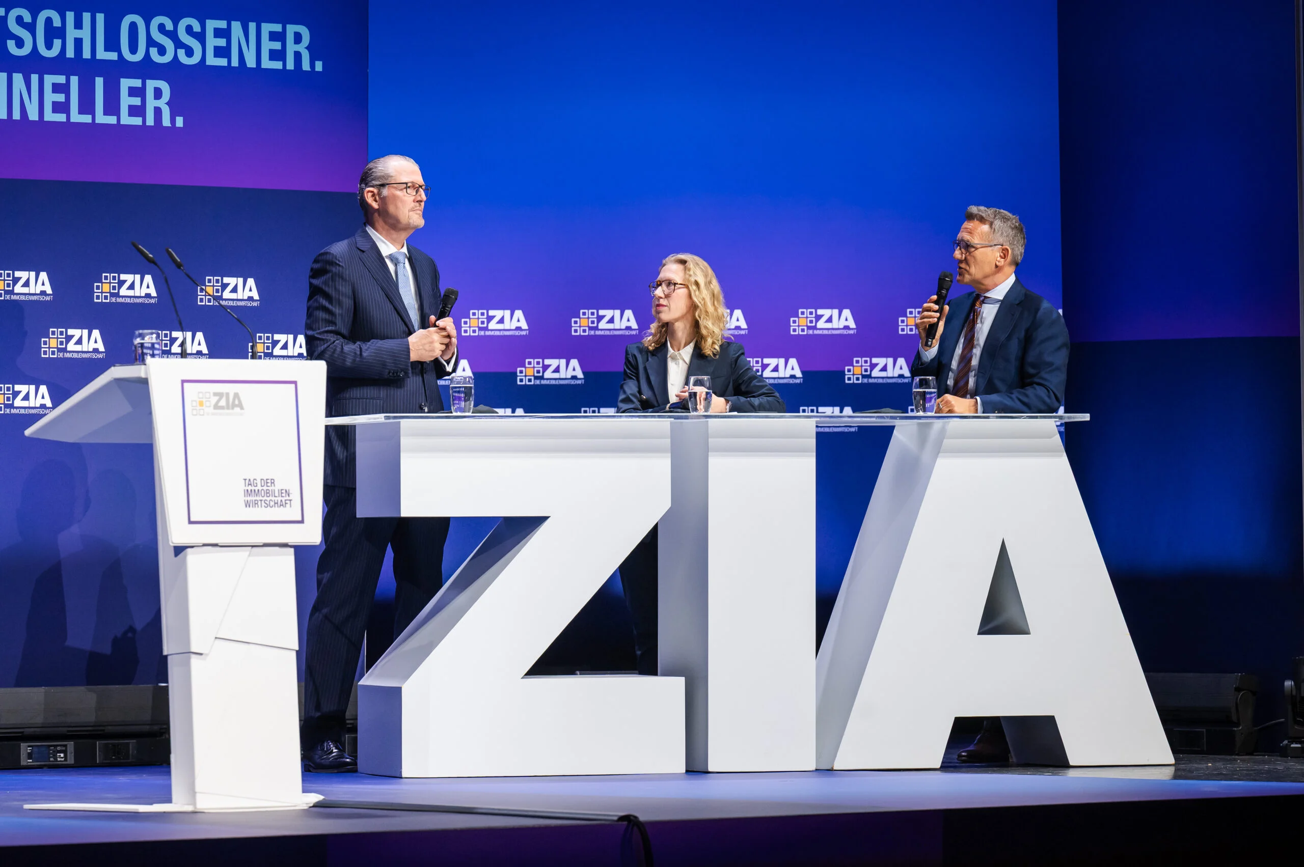 Dr. Rainer Dulger, Dr. Alexandra Kohlmann, und Ulrich Höller 