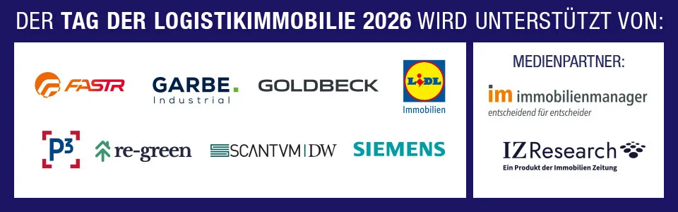Sponsoren beim Tag ser Logistikimmobilie 2026